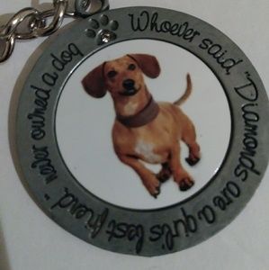 Dog Dachshund Keychain or Purse Accessory